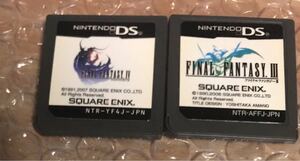 DSソフト ファイナルファンタジー3+ファイナルファンタジー4 FF3 FF4 ソフトのみ