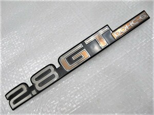 ★希少 2.8GT DOHC-6 トヨタ ソアラ(GZ10系) TOYOTA SOARER ロゴ リアエンブレム 1点 旧車 中古