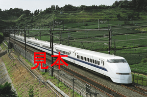 鉄道写真、35ミリネガデータ、148522690013、300系（J10編成？）、JR東海道新幹線、掛川〜静岡、2006.09.28、（3104×2058）