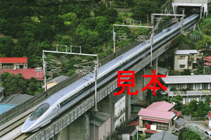 鉄道写真、35ミリネガデータ、148822680003、500系（W4編成）、JR東海道新幹線、小田原〜熱海、2006.10.12、（3104×2058）