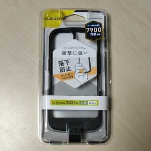 ★ELECOM iPhone 13 6.1inch 2眼 用 TOUGH SLIM Finger Belt ブラック：PM-A21BTSLFCBBK