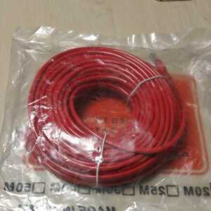 ■LANケーブル cat5e 20m 高品質LANケーブル ストレートLANケーブル レッド