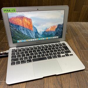 MAA-12 激安 MacBook Air 11-inch Early 2014 Core i5 4260U 1.40GHz メモリ4GB A1465 ブランコにて動作確認済み ストレージ欠品 ジャンク