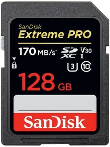 新品★128GB SDXCカード SDカードSanDisk Extreme Pro