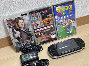 SONY PSP 1000 本体 ソフト セット ソニー プレイステーションポータブル