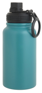 水筒 600ml ボトル IMMEDI BOTTLE ブルー 保冷 保温 氷が入れやすい 洗いやすい 広口 直飲み 取っ手付き 表面滑りにくく加工