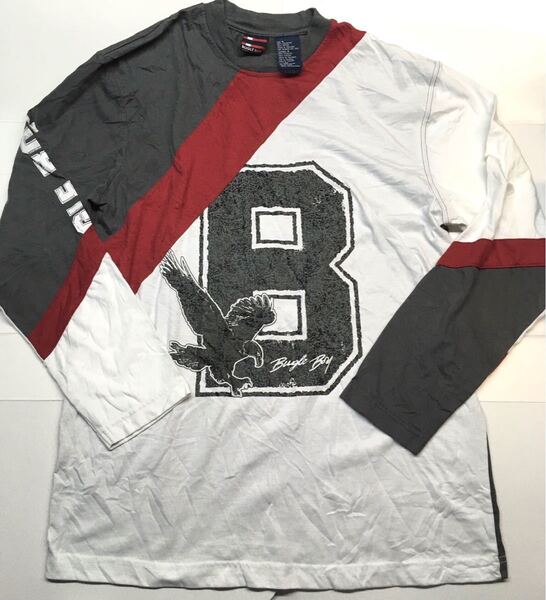 【アメリカ合衆国インポート物古着】BUGLE BOY 長袖Tシャツ(メンズMサイズ→L相当)
