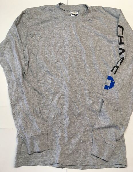 【アメリカ合衆国インポート物古着】GILDAN 長袖Tシャツ(メンズ Sサイズ・グレー B)
