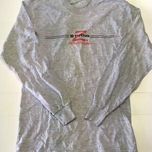 【アメリカ合衆国インポート物古着】Hanes 長袖Tシャツ(メンズ Sサイズ・薄い霜降りグレー)