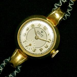  Vintage ROLEX 18KYG lady's watch 