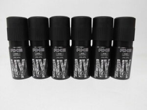 【60g×6個セット】アックス AXE ボディスプレー ブラック(クールマリンのさりげない香り) 新品