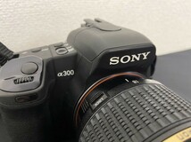 SONY　ソニー　DSLR-A300　α300　TAMRON　DiⅡ　18-250㎜　1：3.5-6.3　デジタル一眼レフカメラ　通電確認済み　KI　現状品_画像3