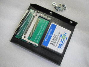 ●NEC PC-9801/9821ノート 内蔵IDE HDDパック用 HDD（SSD CF カード 512MB）●絶縁・脱落防止カバー付●PC-9821Ne2で動作確認済み●