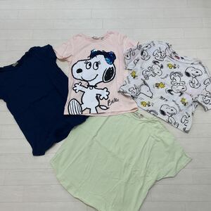 ZARA Zara H&M marquee zSNOOPY Kids girl 4 pieces set T-shirt size 140