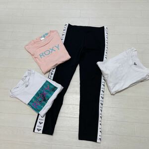  Roxy ROXY Kids girl 4 pieces set T-shirt leggings size 150