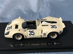 エブロ 製　　トヨタ7 JAPAN Can Am 1968年 イエロー　　　　1/43