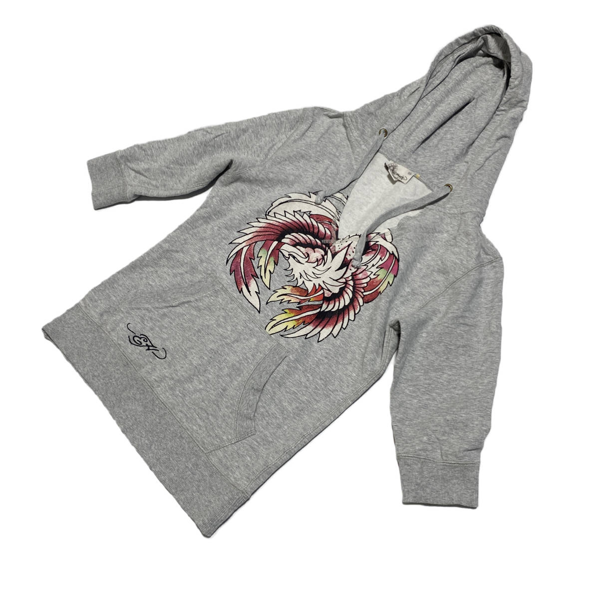 希少 ドンエドハーディDon Ed Hardy 刺青ジャケットジャンパーXL 国内