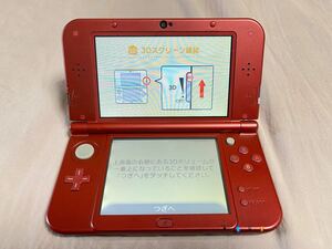 任天堂 New ニンテンドー 3DS LL　メタリックレッド 3dsll 本体 美品