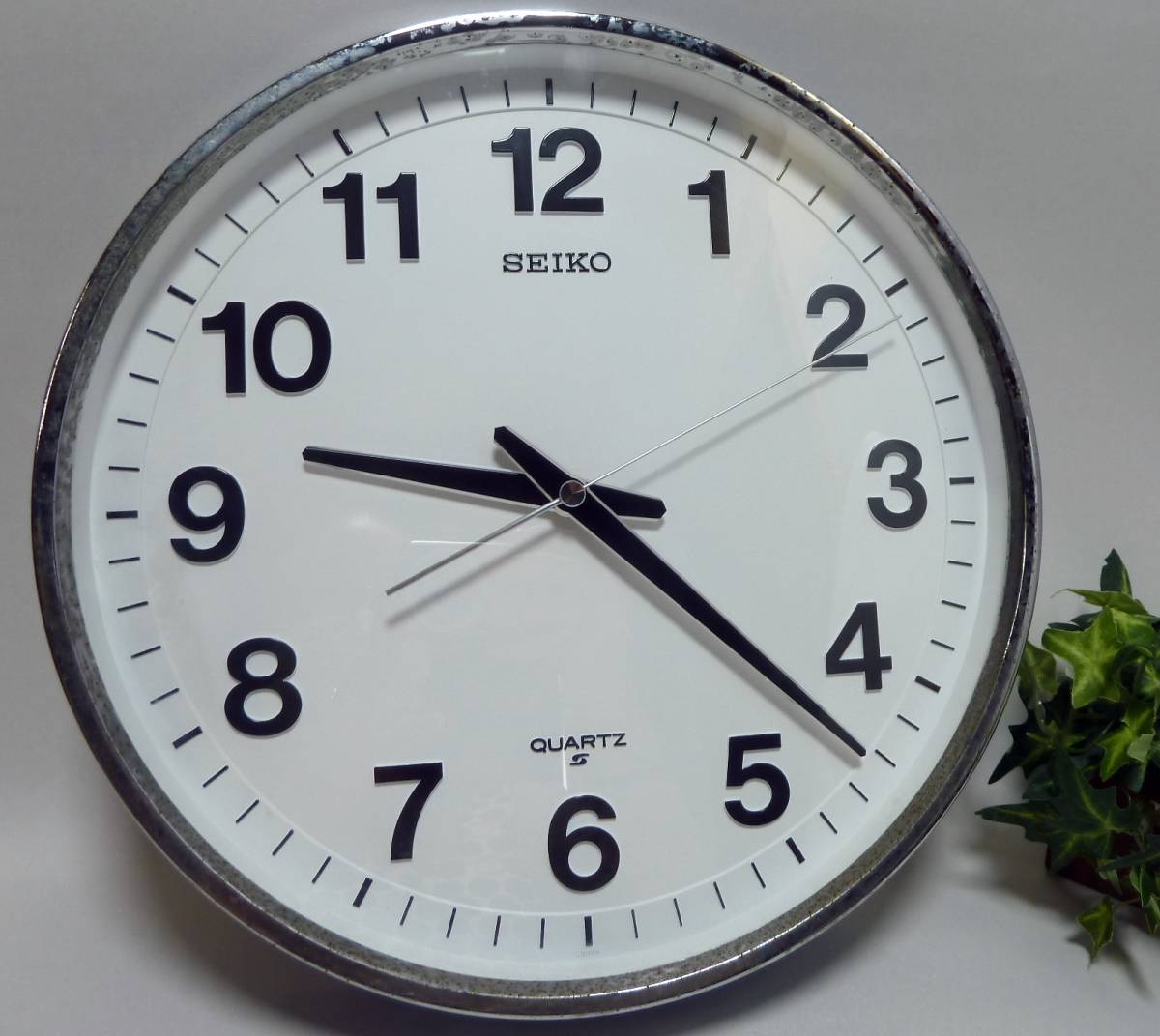 高品質】 SEIKO 電波壁掛時計 ツインパ オフィス KS265S 学校時計 【高品質】