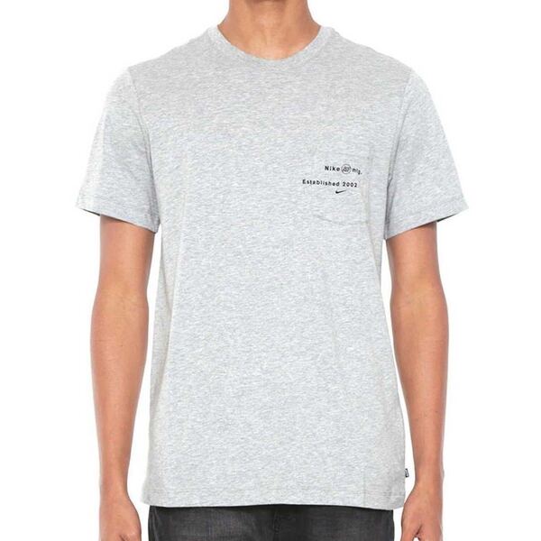 新品 送料込 NIKE SB LOGO POCKET TEE Mサイズ 灰(GRAY) ナイキ エスビー ロゴ ポケット Tシャツ ヘザーグレー スケボー SU20