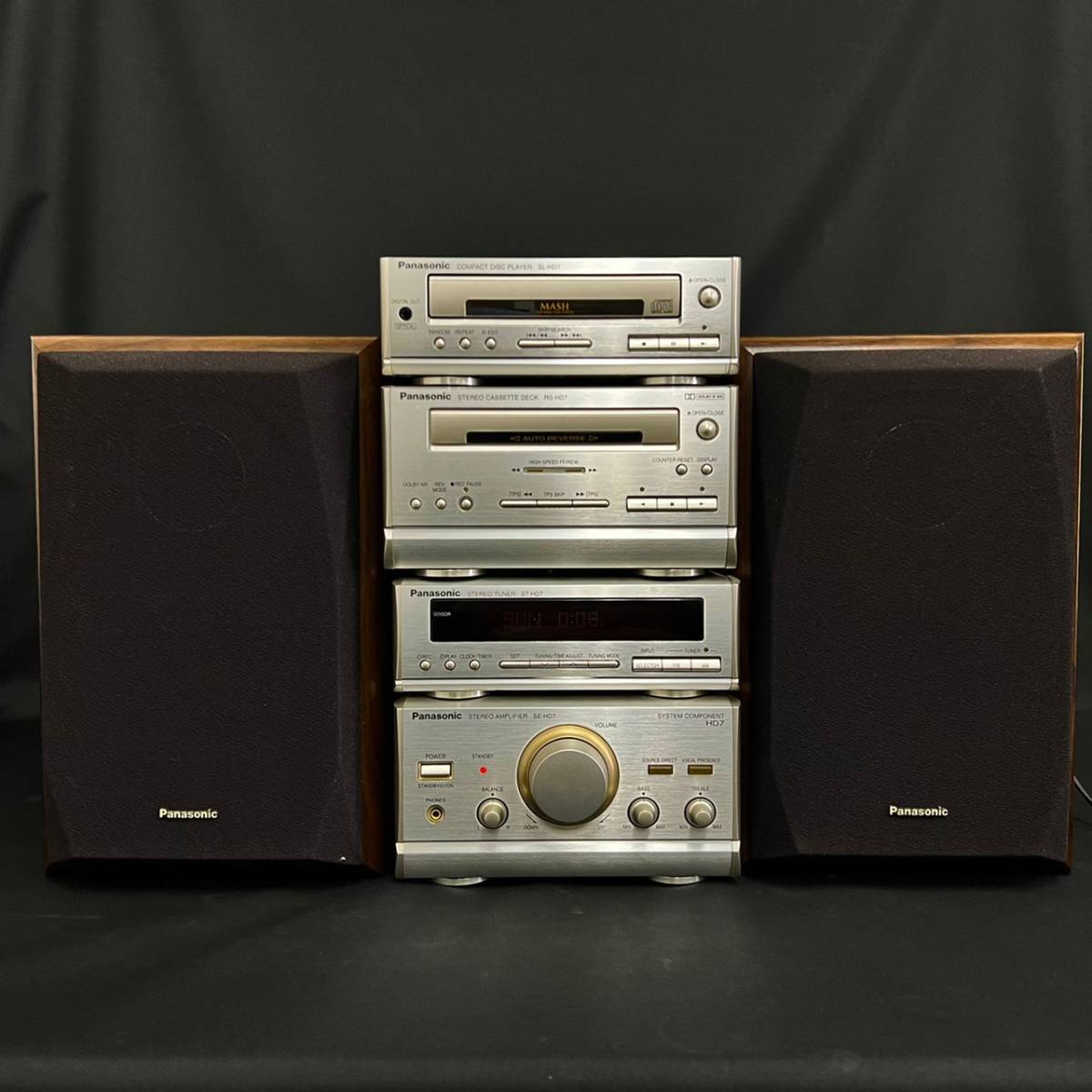 完動品】パナソニック ミニコンポ5点セット SL-HD7 SB-HD7 新しい 3537