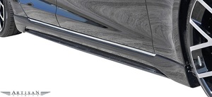 【M's】テスラ モデルS (85D) ARTISAN SPIRITS サイドステップ 2P／／一部カーボン＋FRP エアロ アーティシャンスピリッツ TESRA Model S