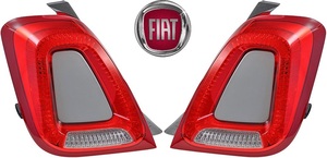 【M's】FIAT500 ABARTH500 (シリーズ3) Autostyle シリーズ4ルック テールレンズ 左右 ( 未塗装 ) ／／ フィアット500 アバルト500 391141