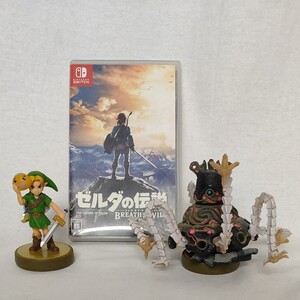 豪華3点セット すぐに遊べる ゼルダの伝説ブレスオブザワイルド アミーボ amiibo Switchソフト ムジュラ ガーディアン