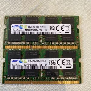 SAMSUNG DDR3L 1600 2Rx8 PC3L 12800S 8GBX2(16GB)⑤