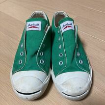 CONVERSE JACK PURCELL コンバース ジャックパーセル グリーン 20cm_画像1