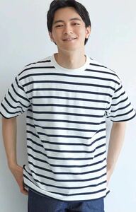 定価約5000円！☆COMME CA ISM ボーダー　Tシャツ　半袖