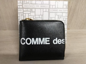 COMME des GARCONS コムデギャルソン Wallet ウォレット L字 ジップ メンズ 財布 黒 Made in Spain スペイン製 箱あり 店舗受取可