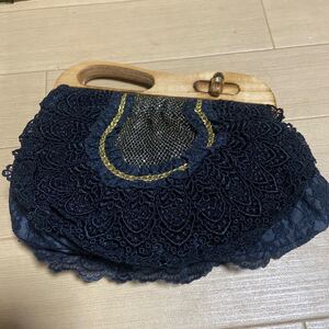 がま口ショルダーバッグ ハンドメイド