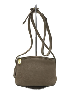 COACH ◆ Shoulder bag / Leather / BEG / Plain, ladies' bag, Shoulder bag, others