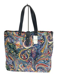ETRO ◆ Tote bag / Nylon / Paisley / Corner thread, with small hole in front part, ladies' bag, tote bag, others