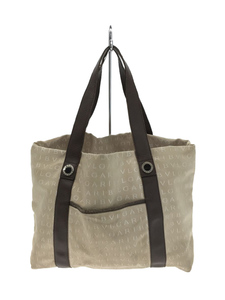 BVLGARI ◆ Tote bag / canvas / BEG, ladies' bag, tote bag, others