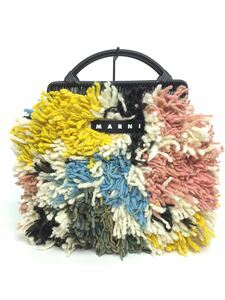 MARNI ◆ Sac à main / Laine / Multicolore / Long Wool Frame Bag, diable, Marni, Sac, sac