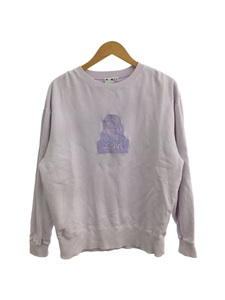X-girl◆FACE PIGMENT DYED SWEAT TOP/スウェット/S/PUP/105204012015