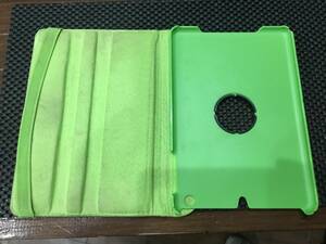 ●iPad mini ケース 緑 USED