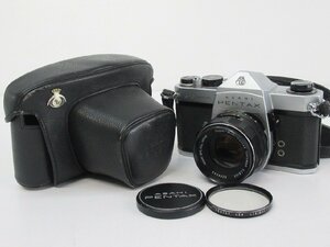 H406◆シャッター切りOK ASAHI PENTAX ペンタックス SP SPOTMATIC スポットマチック フィルムカメラ レンズ:TAKUMAR 1:1.8/55 ケース