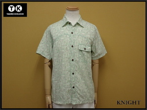  free shipping TK Takeo Kikuchi floral print shirt *3*USA fabric /22*5*3-2