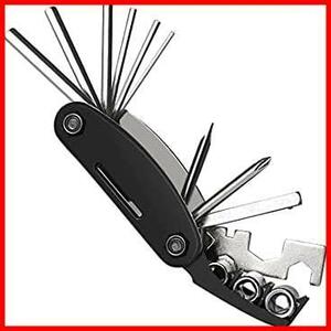 PHOENIX 自転車工具 セット パンク修理キット 16 in1 携帯 多機能 メンテナンスツール タイヤ補充工具