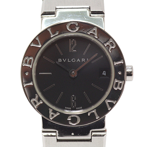 BVLGARI ブルガリ レディース腕時計 ブルガリブルガリ BB23SS ブラック（黒）文字盤 クォーツ【中古】