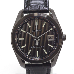 CITIZEN シチズン メンズ腕時計 ザ・シチズン クロノマスター 限定モデル 300本 AQ4054-01E ブラック（黒）文字盤 エコドライブ【中古】