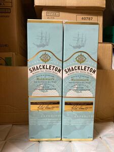 シャクルトン ウイスキー 700ml 40% 2本セット 新品未開封