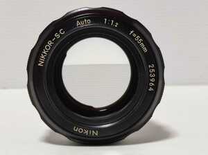Nikon NIKKOR-S・C Auto 55mm F1.2 大口径単焦点レンズ ニコン