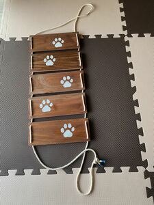 新品未使用　板材追加可能　猫　ねこ　吊り橋　キャットウォーク　木製ハンドメイド