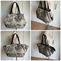 最終価格　ナノユニバース別注Daniel＆Bobダニエル&ボブTROTA-CAMO カモフラトートバッグ中古_画像9