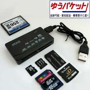 USB2.0 マルチ メモリーカードリーダー ライター │ xDピクチャーカード メモリースティック MS コンパクトフラッシュカード CFカード 05