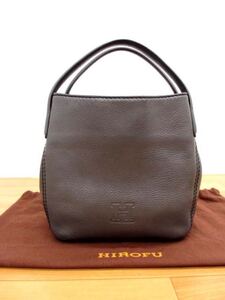 美品 ヒロフ HIROFU チッチョーネ トートバッグ S ハンドバッグ